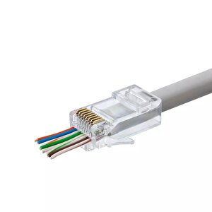 Cat 6 Ez Rj45 Konnektör 100 Lü Paket Tdrtr
