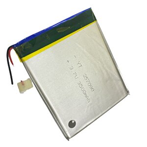 357090 3.7v 2500 Mah Li-polymer Pil (devreli/1.5a)