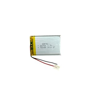 383450 3.7v 750 Mah Li-polymer Pil Devreli/1.5a