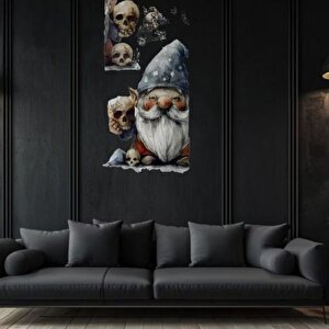 Gotik Cüce Ve Kafatası Duvar Sticker Seti