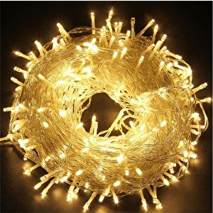 10m 60 Led Gün Işığı 2 Kademeli Şeffaf Kablo Pilli Mz33
