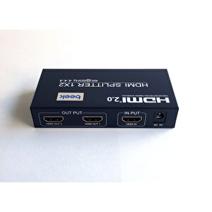 Beek 2 Port 4k Hdmi Çoklayıcı, Hdmi 2.0, Hdcp 2.3, 4k60hz, 1080p 60hz&lt;br&gt;
Beek 2 Port 4k Hdmi Splitter, Hdmi 2.0, Hdcp 2.3, 4k60hz, 1080p 60hz