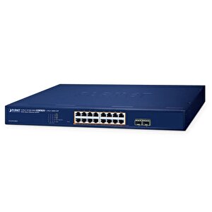 Layer 2 Web Smart Ethernet Switch&lt;br&gt;
16-port 10/100/1000t Ieee802.3af/at Poe+ Port (port Başına 30.8 Watt) (poe Güç Bütçesi Maks. 240 Watt)&lt;br&gt;
2-port 1000x Sfp Yuva&lt;br&gt;
16-port 10/