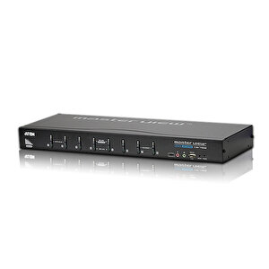 8 Port&#039;lu Usb 2.0 Dvi Kvmp™ Switch + Konsol Monitör Bağlantısı Dvi Ya Da Vga + 2 Portlu Usb (2.0) Hub, Masaüstü Tip, Kvm Bağlantı Kablosu Ilave Olarak Temin Edilmelidir