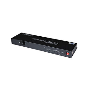 Beek 4k 8&#039;li Hdmi Video Çoklayıcı, 3840 X 2160 Piksel Çözünürlük, Hdcp 2.3, Metal Şasi, Siyah Renk&lt;br&gt;
Beek Hdmi Splitter 8 Ports, Hdmi 2.0, 4k@60hz, 1080p@60hz