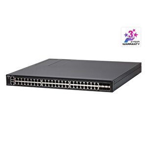 54-port Layer 2+ Gigabit Ethernet Managed Switch Çok Renkli