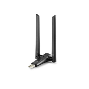 Usb Wıfı Adaptor Ac600 2.4ghz&5ghz Rtl8811cu Wifi5 Siyah Uac21d