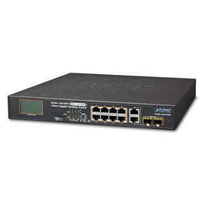 Yönetilemeyen Masaüstü Tip Switch (unmanaged Desktop Switch)&lt;br&gt;
8-port 10/100tx 802.3at/af Poe+ Injector Port (port Başına 30.8 Watt) (poe Güç Bütçesi Maks. 120 Watt)&lt;br&gt;
2-port 10/100/10