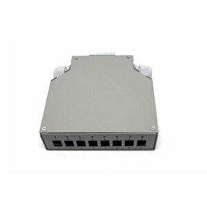 Beek Din-ray Için Ek Kutusu, 8 X Lc/duplex Coupler Için&lt;br&gt;
Beek Din Rail Distribution Box For 8 Lc/dx Couplers