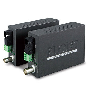 1-channel 4-in-1 Video Over Gigabit Fiber Bundle Kit (vf-106g-t + Vf-106g-r)