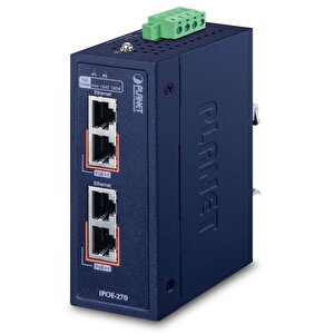 Endüstriyel Injector Hub (industrial 2-port Multi-gigabit 802.3bt Poe++ Injector Hub)&lt;br&gt;
2 X 10/100/1g/2.5g/5gbase-t (data Giriş Port 1 Ve Poe Çıkış Port 1, Data Giriş Port 2 Ve Poe Çıkış Port