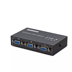 Vga Switch 54 Mhz 2 Giriş 1 Çikiş Butonlu Geçiş 2 Port Hdx1280