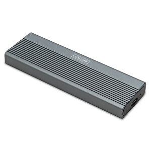 Digitus Usb M.2 Hard Disk Enclosure, Ssd, External, Nvme + Sata, 10gbps (nvme) 6 Gbps (sata),usb3.1 Gen2, Aluminum, Toolfree