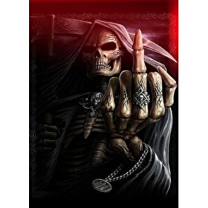 5d Elmas Boyama Halloween İskelet