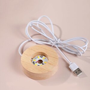 Geyik Tasarımlı Usb Li Cam Küre