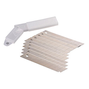 Maket Bıçağı / Falçata Ağzı / Yedeği İnce 9mm - 10 Adet Çok Renkli