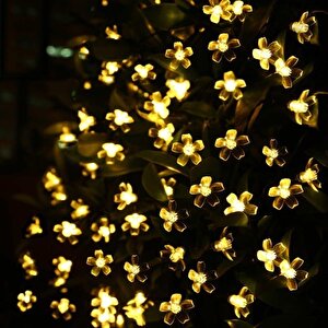 Solar 5m 50 Led Papatya Gün Işığı 8 Fonksiyonlu