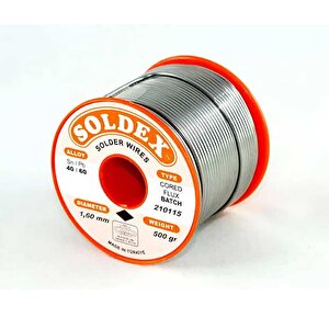 40-60 Lehim Teli 500 Gr 1.6 Mm- Sn:40 / Pb:60 Çok Renkli