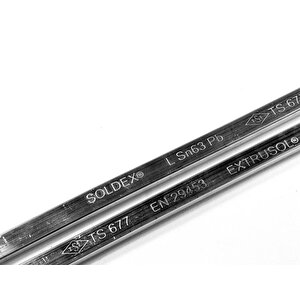 Çubuk Lehim 63-37 Extrusol 1000 Gr - Sn:63 / Pb:37 Çok Renkli