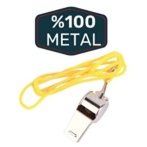 Metal Ipli Hakem Ve Deprem Düdüğü (24 Lü)