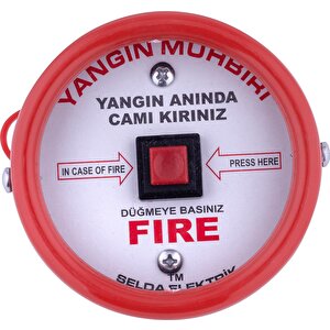 1005-220v İkaz Butonu (yuvarlak)