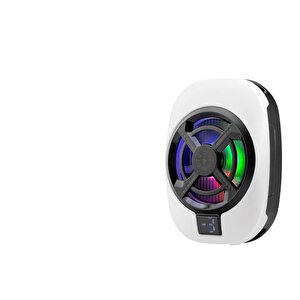 Telefon Buz Soğutucu Fan Isı Gösterge Led Beyaz Hdx4612