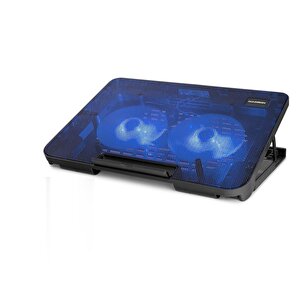Notebook Soğutucu 2 Fan Led Siyah Hdx4252