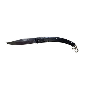 Kılçık Outdoor Çakı 16cm Manuel Işlemeli Sap Siyah