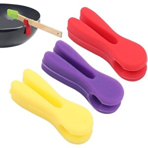 Silikon Tava Kaşık Tutacağı 3 Lü Paket