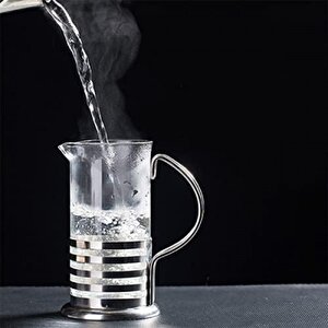 Paslanmaz Çeli̇k Gövdeli̇ French Press Kahve Ve Çay Demleme Aparati