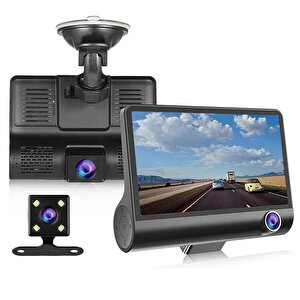 Çift Yönlü Araç Kamerası Full Hd Araç Kamerası Ae413 Çok Renkli