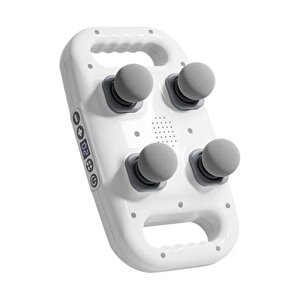 4 Başlıklı Masaj Tabancası - Ergonomik Derin Doku Sırt Ve Boyun Masaj Aleti Ağrı Ve Sızı Giderici