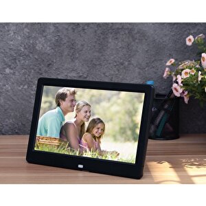 Dijital Fotoğraf Çerçevesi 10.2 Inç Video+mp3 Kumandalı