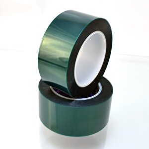 Yeşil Polyester Bant Maskeleme Bandı 12mm X 55mt