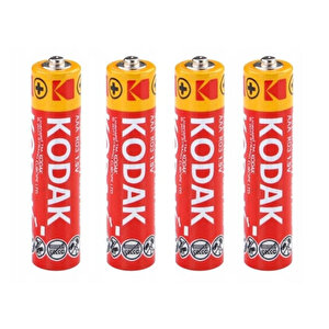 Kodak Kaahz-s4 Super Heavy Duty Çinko Karbon Aaa İnce Kalem Pil / Pakette 60 Adet