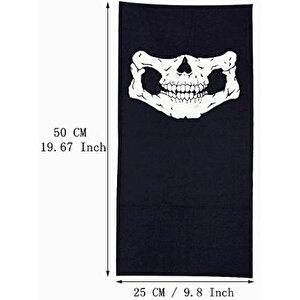 Motorcu Boyunluk Baf Buff Bandana 25x48 Cm Model 7