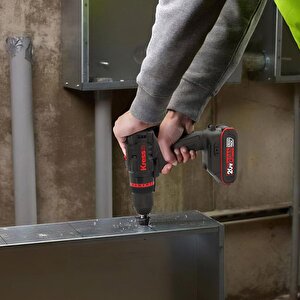 Kress Kuc30.1 20volt/2.0ah Li-ion 60nm Çift Akülü Kömürsüz Profesyonel Şarjlı Darbeli Matkap