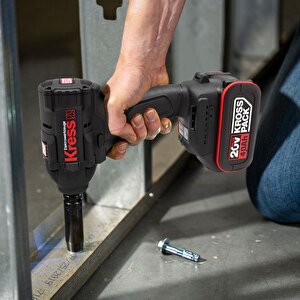 Kress Kh275 20volt/4.0ah Li-ion Çift Akülü 500nm Kömürsüz Profesyonel Şarjlı Somun Sıkma