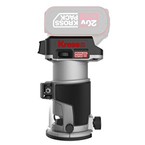 Kress Kud26.91 20volt Kömürsüz 6/8mm Devir Ayarlı Şarjlı Profesyonel Avuç İçi El Frezesi Formika Tıraşlama (akü Dahil Değildir)