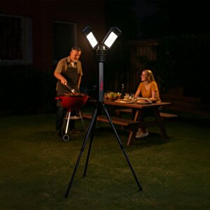 Kress Kuf09.9 20volt 2000/4500 Lümen Profesyonel Kule Tipi Teleskopik Katlanabilir Led Projektör (akü Dahil Değildir)