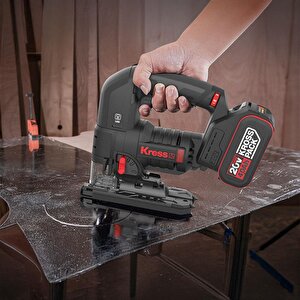 Kress Kue26.91 20volt Profesyonel Kömürsüz Devir Ayarlı Şarjlı Dekupaj Testere (akü Dahil Değildir)