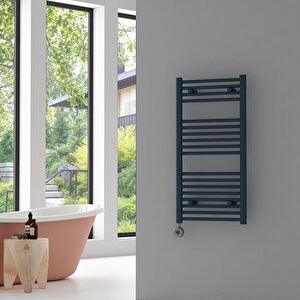 Nile Elektrikli Çelik Havlupan Antrasit 400 Watt On-off Fişli Kit 100x50 Cm 100x50 cm