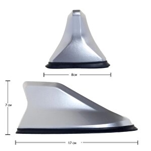 Seat İbiza Yeni̇ Köpek Balığı Balık Sırtı Shark Anten Gri Fs