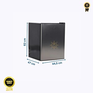 Çift Sistem Cool Life  71 Litre Antrasit Buzdolabı 12/24/220 V