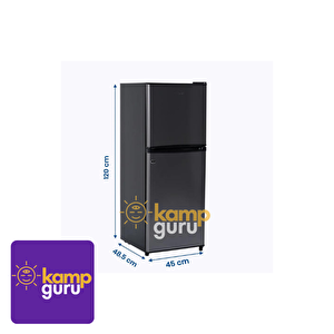 Cool Life 120lt Antrasit 12/24v Buzdolabı
