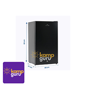 Cool Life 90 Litre Siyah 12/24 V Buzdolabı