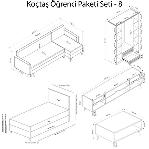 Koçtaş Öğrenci Paketi Set-8