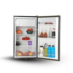 Çift Sistem 95 Litre Siyah Dijital Göstergeli 12/24/220 V Buzdolabı
