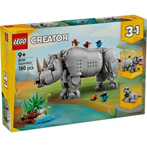 31171  Creator Vahşi Hayvanlar: Muhteşem Gergedan Ile Kuşlar