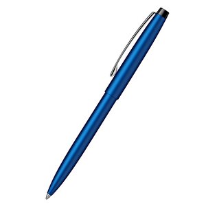 Basmalı Tükenmez Kalem Mavi Mürekkepli 1 Adet Metal Klipsli 1.00 Mm Scrikss Sitriks Üstten Basmalı Kalem Tükenmez